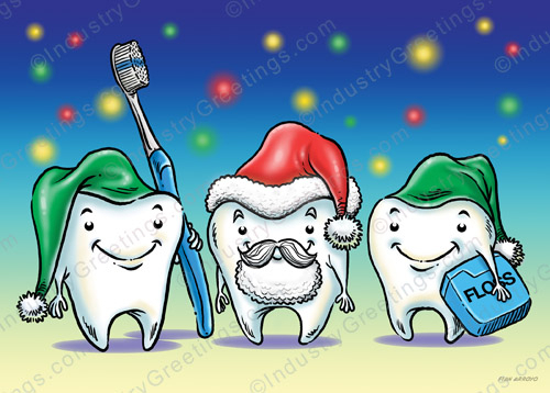 Prepared Teeth Christmas Card