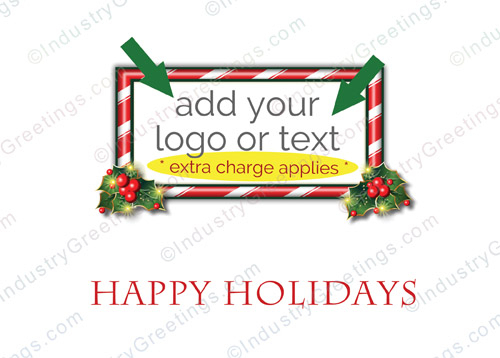 Framed Logo'd Holiday Card