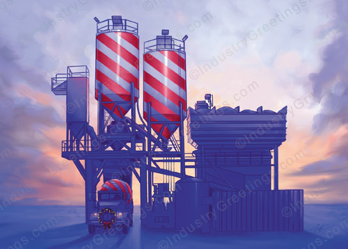 Concrete Facility Christmas Card