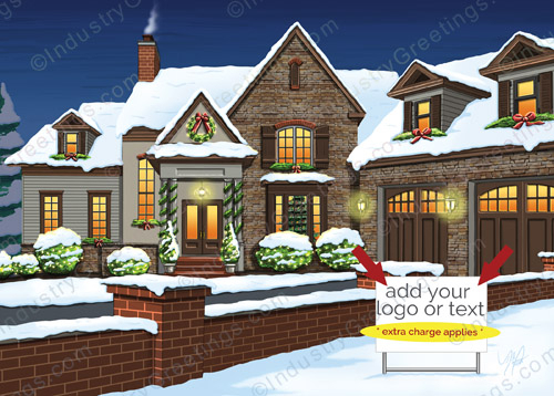 Stone Mason Logo Christmas Card