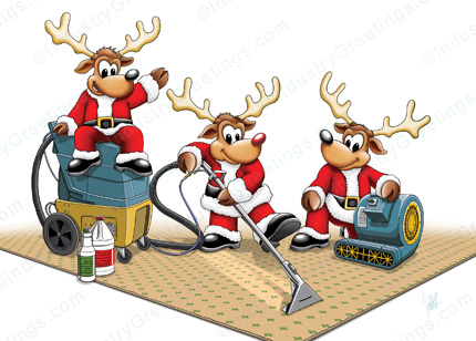 Carpet Extractor Pros Christmas Card
