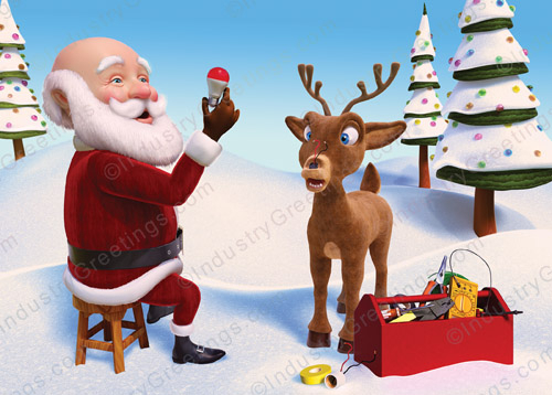 LED Upgrade Christmas Card