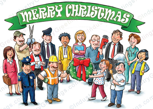 Staffing Company Holiday Card