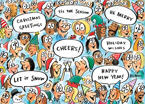 Cheers Celebration Holiday Card