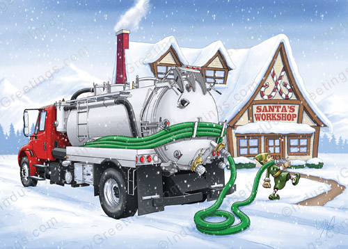 Workshop Septic Christmas Card