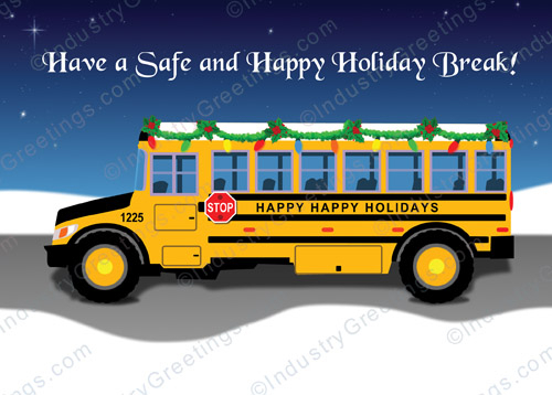Holiday Break Christmas Card