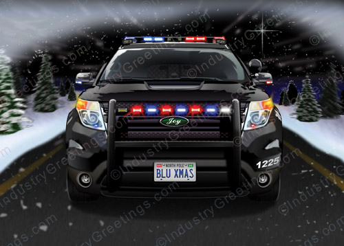 Black BLU XMAS Holiday Card