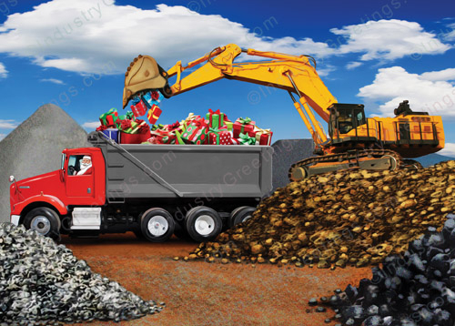 Construction Aggregates Christmas Card