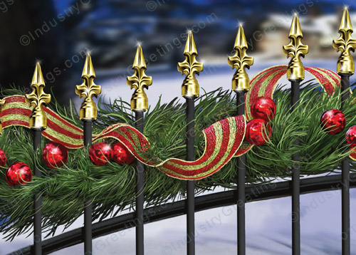 Holiday Gates Christmas Card