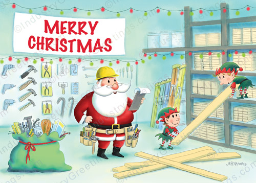 Hardware Store Christmas Card