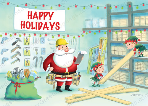 Hardware Store Holiday Card