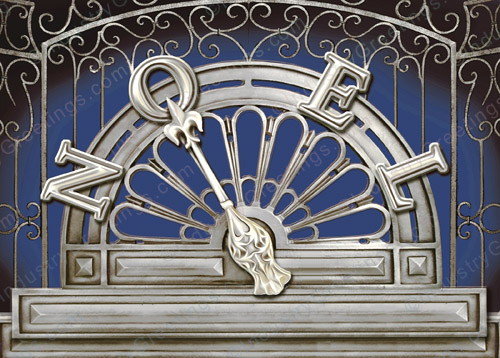 NOEL Elevator Dial Christmas Card