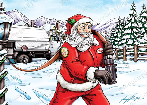 Best Fuel Delivery Christmas Card