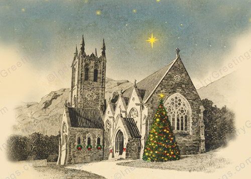 Architectural Drawing Holiday Card