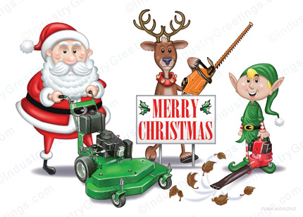 Landscape Crew Christmas Card