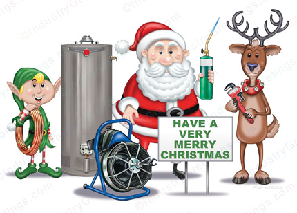 Polar Plumbing Christmas Card