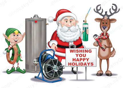 Polar Plumbing Holiday Card