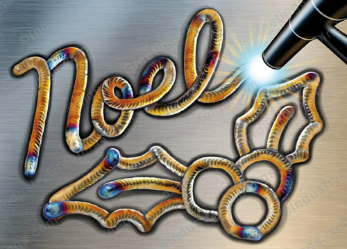 Welding Noel Christmas Card