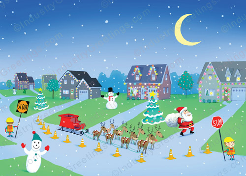 Cone Zone Christmas Card