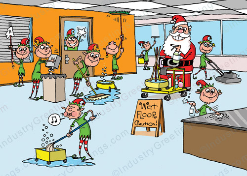 Janitorial Staff Christmas Card