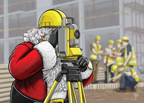 Land Surveying Christmas Card
