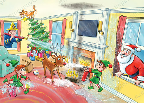 Rescue Restoration Christmas Card