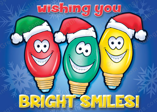 Bright Smiles Christmas Card