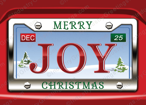 JOY Ride Christmas Card