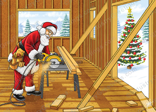 Home Builder Christmas Card
