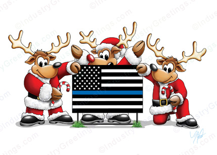 Support Police Christmas Card