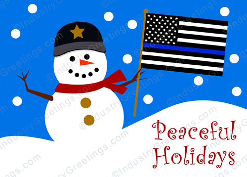 Law Enforcement Holiday Card