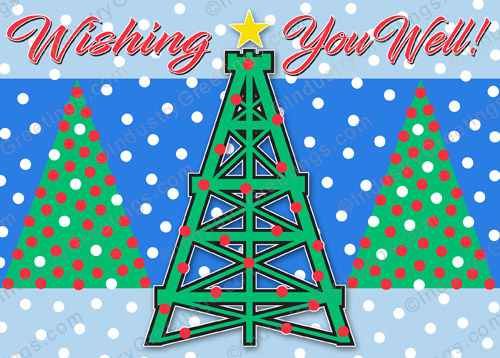 Oil Industry Christmas Card