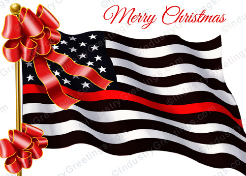 Red Lives Matter Holiday Card