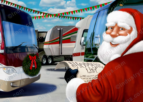 RV & Motorhome Sales Holiday Card