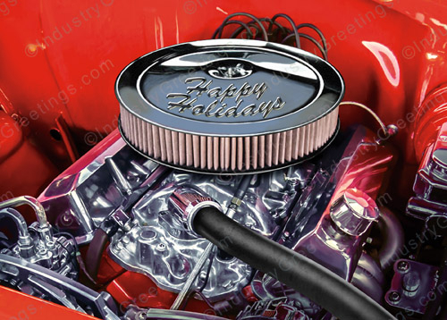 Car Repair Christmas Card