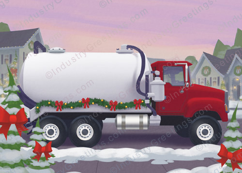 Septic Pumping Christmas Card