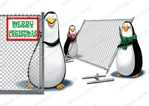 Fence Company Merry Christmas Card