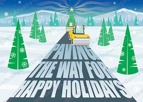 Paving Company Christmas Card