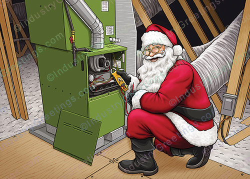 HVAC Company Christmas Card