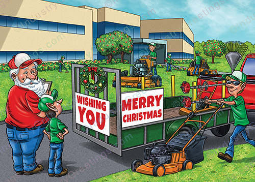 Commercial Lawncare Christmas Card