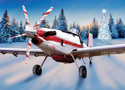Air Tractor Christmas Card