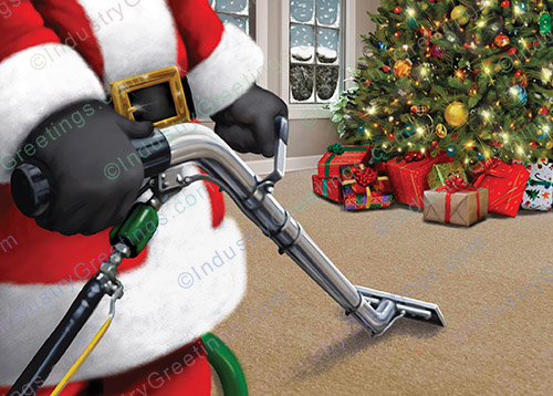 Carpet Cleaning Christmas Card