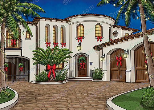 Luxury Home Christmas Card