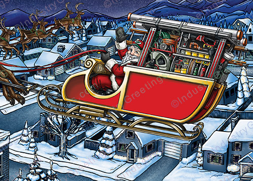 Plumbing Business Christmas Card