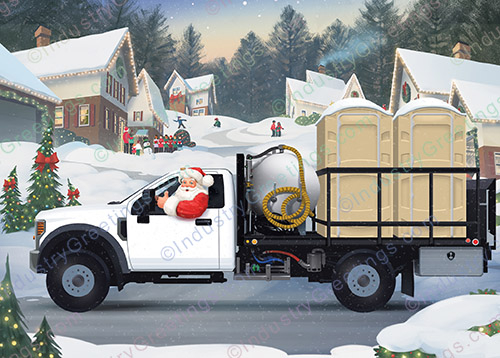 Tan Portables Christmas Card