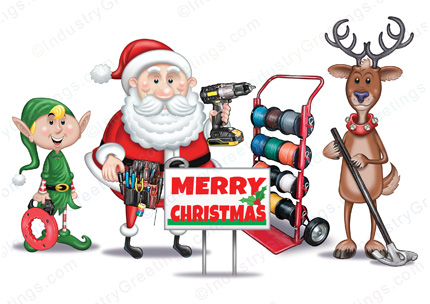 Electrical Business Christmas Card