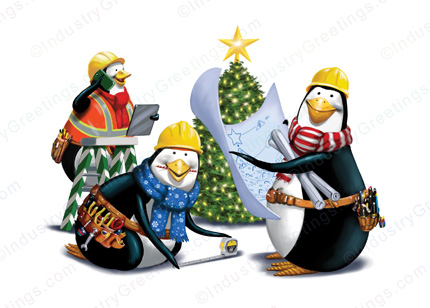 Construction Industry Christmas Card