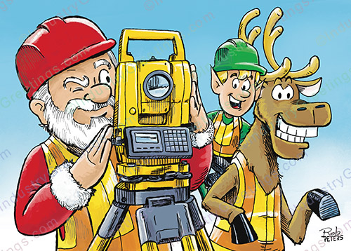 Surveying Crew Christmas Card