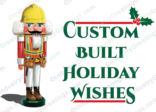 Custom Build Contractor Holiday Card