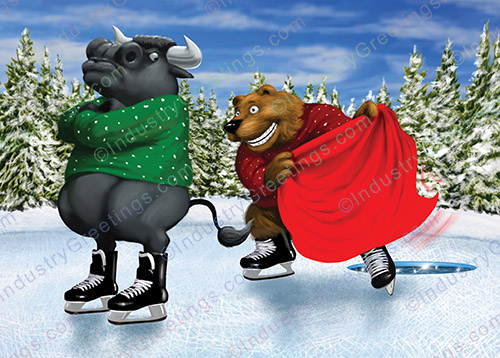 Stock Broker Christmas Card